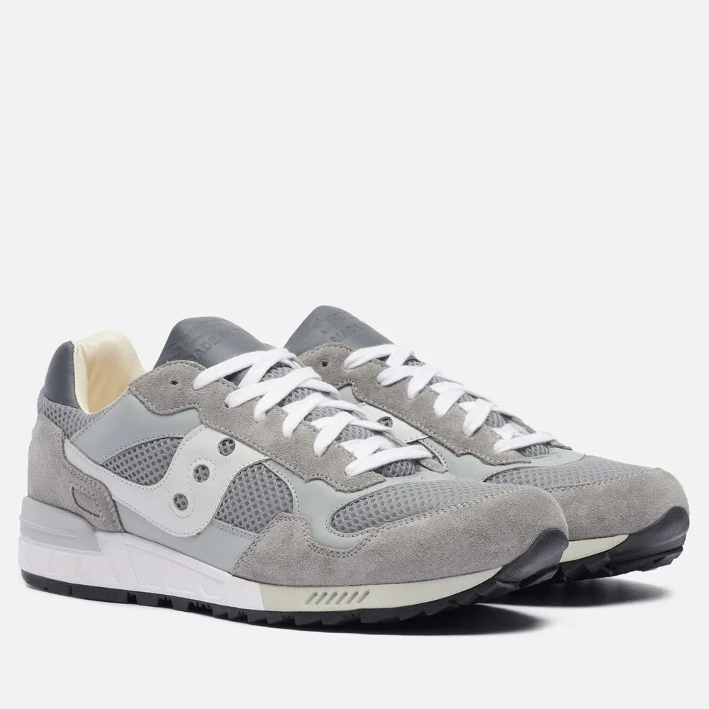 Mens Size 8 - Saucony Shadow 5000 Made in Italy Grey/White Shoes S70723-1 NEW